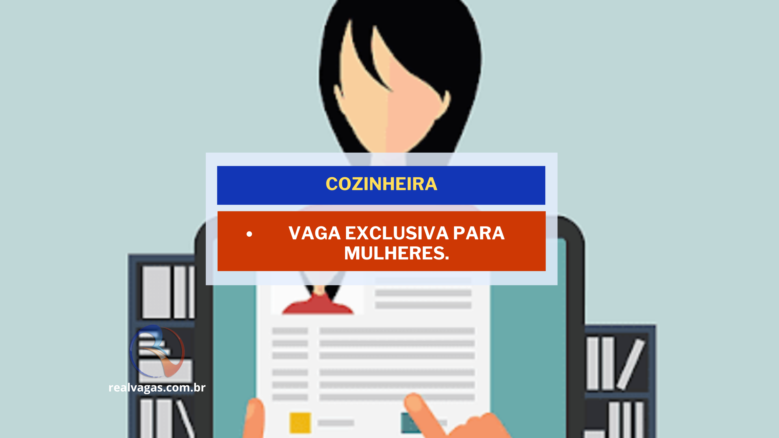 Vaga de emprego para cozinheira com experiência