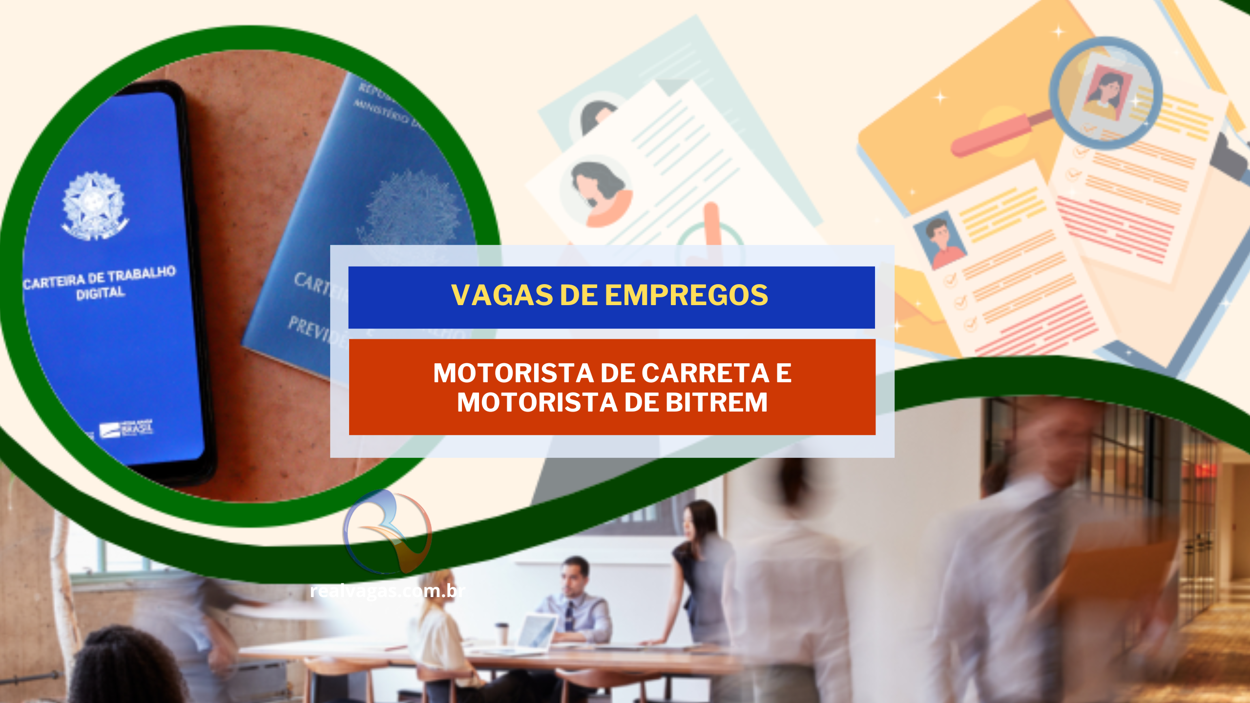 Contrata-se: Motorista de Carreta e Motorista de Bitrem