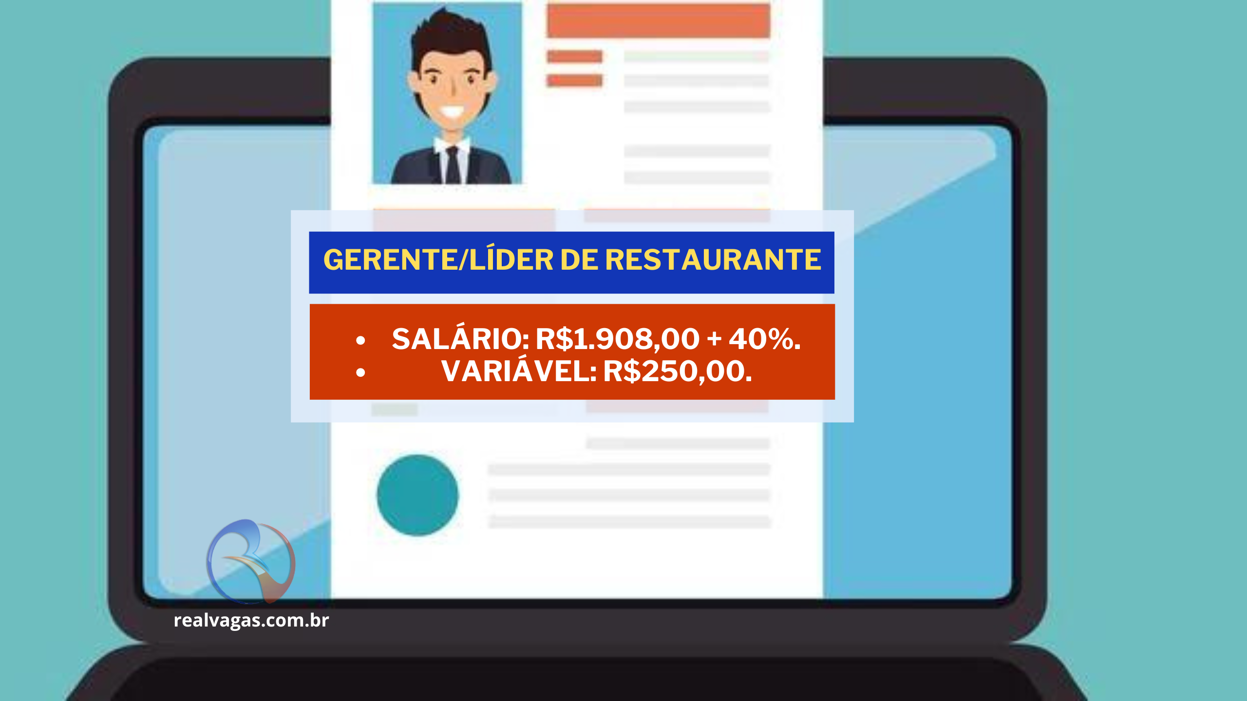 Vaga de emprego: Gerente/Líder de Restaurante