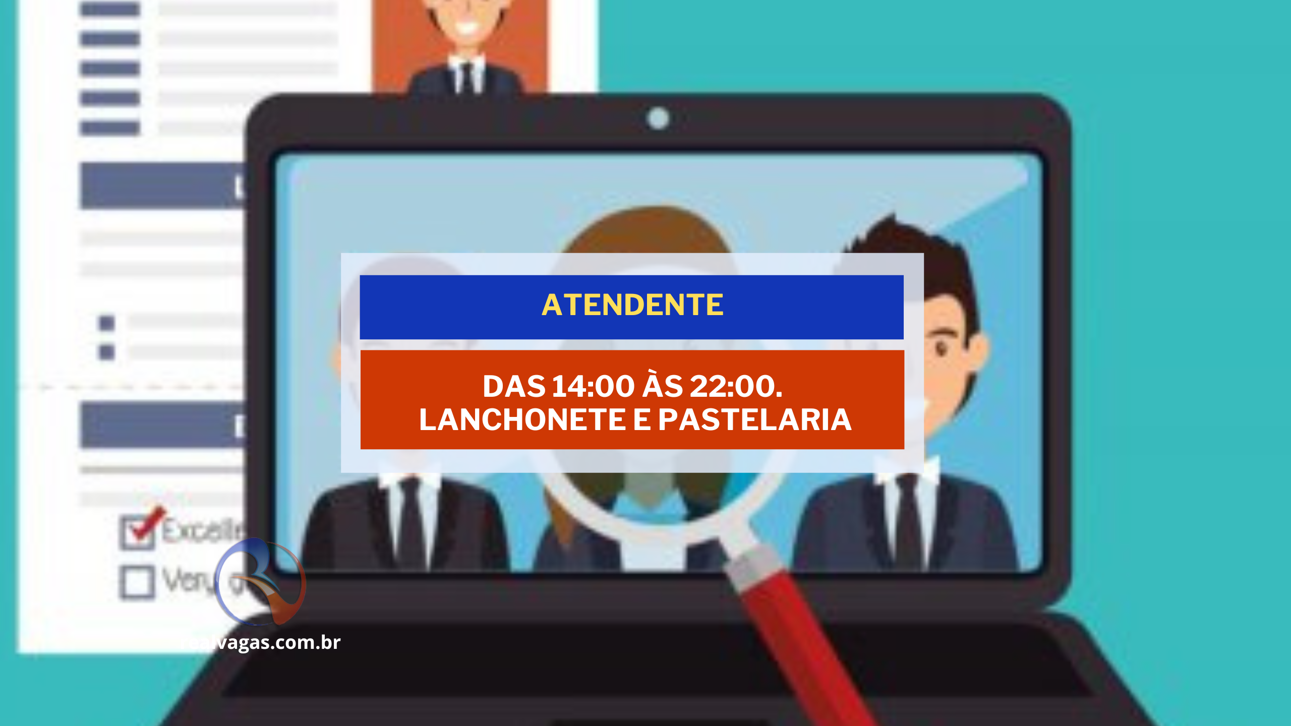 Oportunidade para Atendente de Lanchonete e Pastelaria