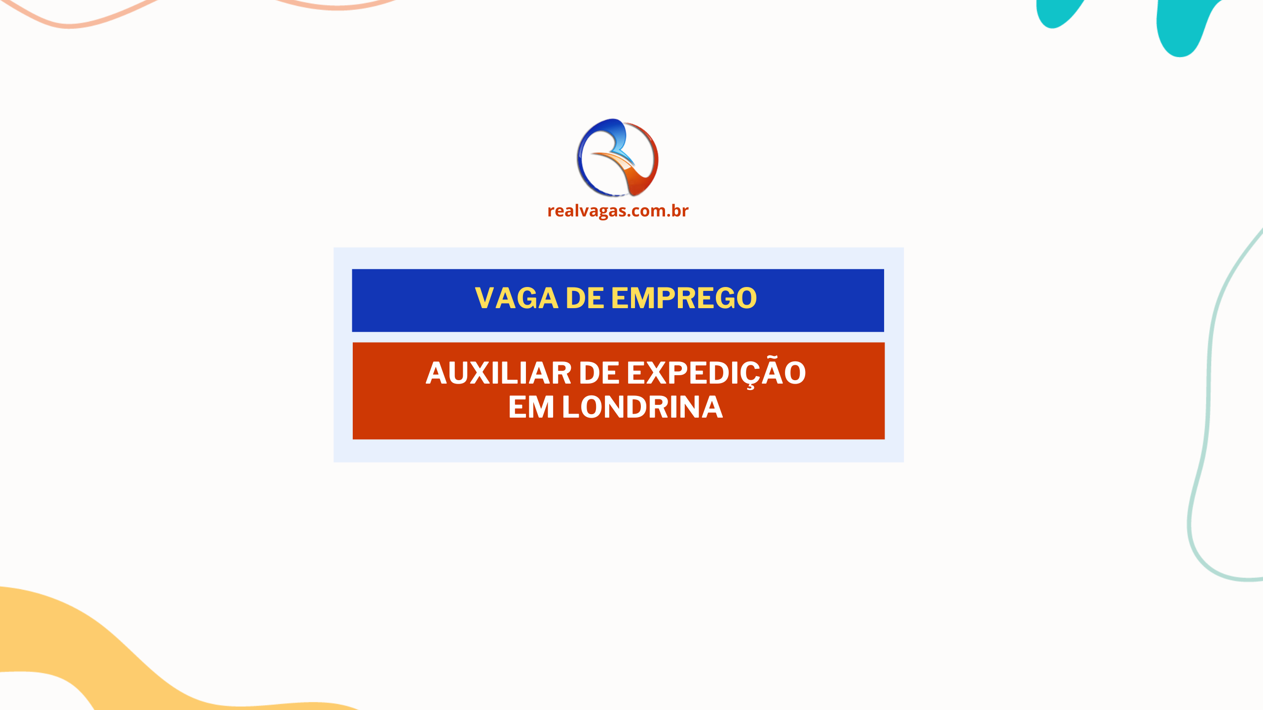 Vaga para Auxiliar de Expedição