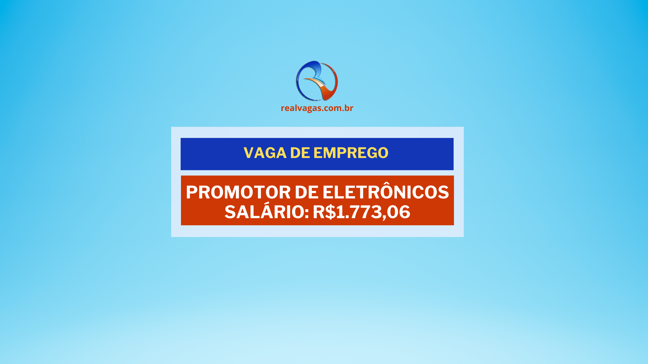 VAGA: PROMOTOR DE ELETRÔNICOS – LONDRINA